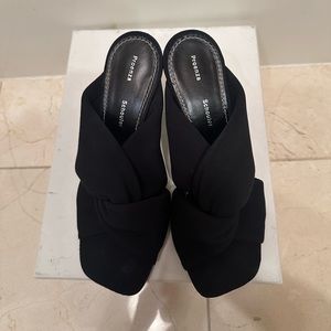 Proenza Schouler knotted mules 37.5